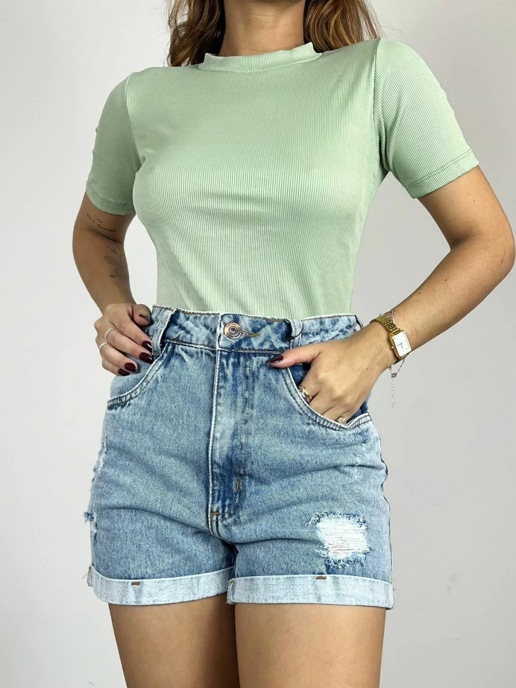 Body em Ribana Manga Curta Divina