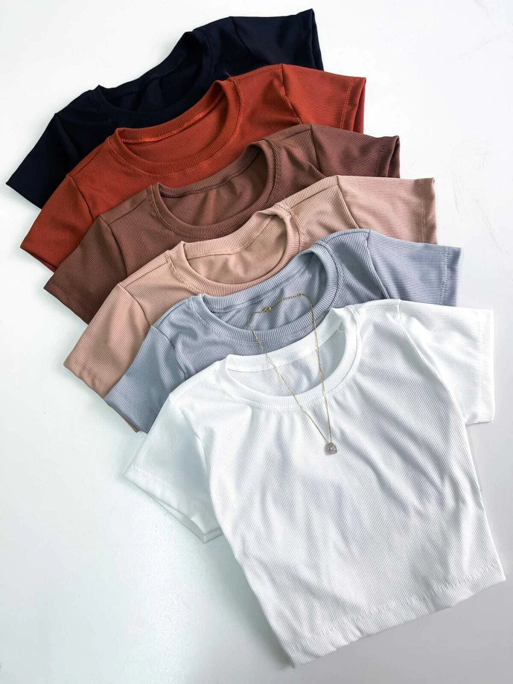 Cropped Feminino Manga Curta Tainara