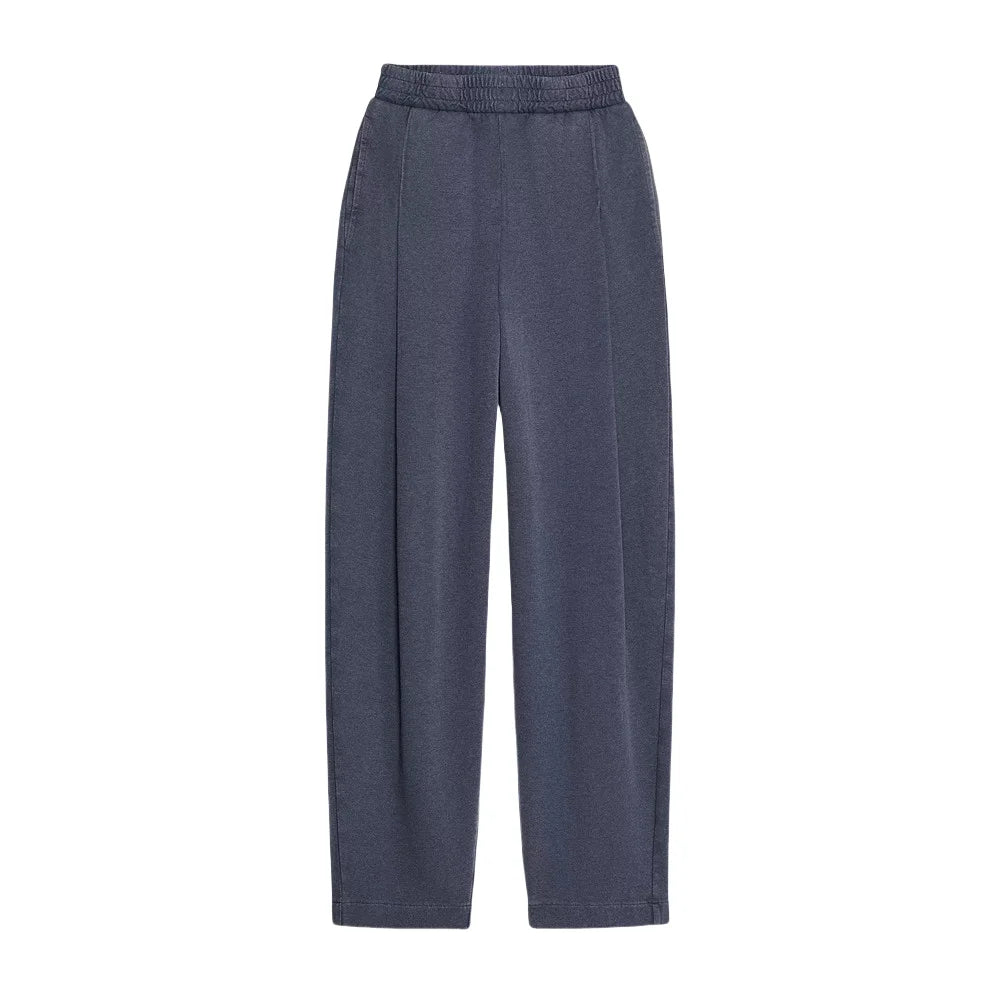 Conjunto BSK&amp;TRAF – Novidades Verão 2025: Camiseta feminina confortável com ombro caído e manga curta + calça casual de cintura média para o dia a dia.