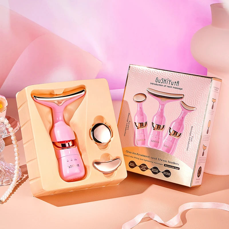 Dispositivo Multifuncional EMS para Firmeza da Pele (Rosto, Pescoço e Olhos)