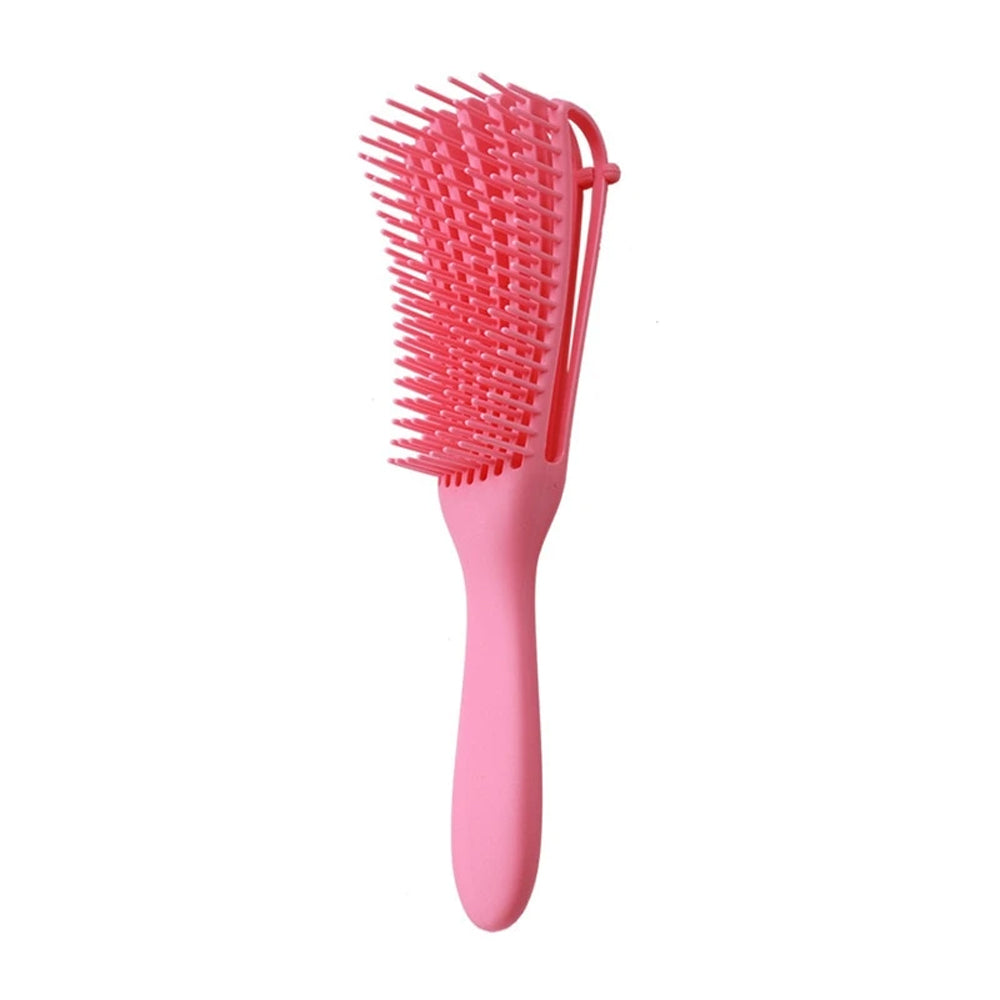 Escova Definidora em Cerdas de Nylon Flexível Desembaraça e Define Cachos Cabelo