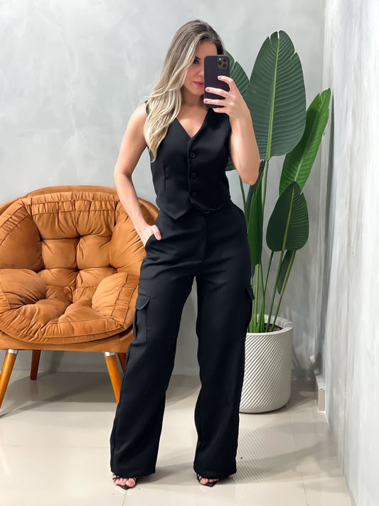 Colete em Alfaiataria Luara